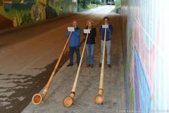 Alphornbläser vom Olympiapark