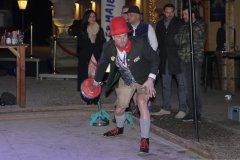 Flo Gauder, Angermaier Eisstock WM in Tracht im Park Café in München 2020