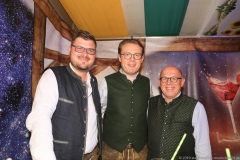 Sebastian Kriesel, Stefan Stiftl, Jürgen Kirner (von li. nach re.), Aubinger Herbstfest auf der Festwiese am Belandwiesenweg in München-Aubing 2019