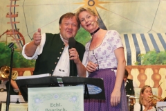 Wolfgang Grünbauer und Gigi Pfundmair, Aubinger Herbstfest auf der Festwiese am Belandwiesenweg in München-Aubing 2019