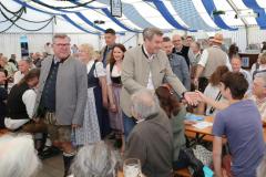 Politischer Frühschoppen der CSU am Aubinger Herbstfest an der Balantwiese in München-Aubing 2023