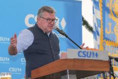 Josef Schmid, Politischer Frühschoppen der CSU am Aubinger Herbstfest an der Balantwiese in München-Aubing 2023