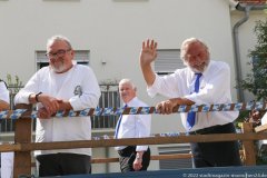 Helmut Pfundstein (re.)Festzug am Aubinger Herbstfest in München 2022