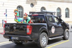 Corso der Schausteller und Marktkaufleute Demo von der Theresienwiese zum Odeonsplatz in München 2020