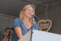 Anja Berger, Kundgebung der Schausteller und Marktkaufleute am Odeonsplatz in München 2020