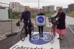 Eröffnung Fahrradstraße in Freiham 2024