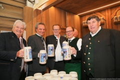 Edmund Radlinger, Werner Mayer, Martin Leihard,  Manuel Pretzel, Anton obermaier (von li. nach re.), Eröffnung Frühlingsfest auf der Theresienwiese in München 2019