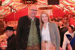 Bernhard Ulrich und Silke Popp (Dahoam is dahoam),  Eröffnung Frühlingsfest 2024