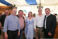 Stefan Ziegler, Franz Risch, Anja Berger, Dr. Karl Ibscher, Lorenz Stiftl (von li. nach re.), Nach zwei Jahren Pandemiepause. Eröffnung der Truderinger Festwoche 2022