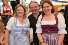 Anja Berger, Klaus Peter Rupp, Verena Dietl (von li. nach re.), Nach zwei Jahren Pandemiepause. Eröffnung der Truderinger Festwoche 2022