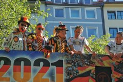 Fan Impressionen zur Uefa Europameisterschaft 2020 in München 2021