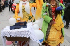 Faschingszug der Damischen Ritter durch die Fußgängerzone in München 2019