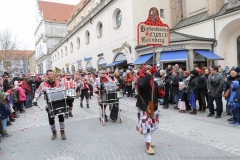 Faschingszug der Damischen Ritter durch die Fußgängerzone in München 2019