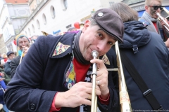 Faschingszug der Damischen Ritter durch die Fußgängerzone in München 2019