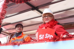 Faschingszug der Damischen Ritter durch die Fußgängerzone in München 2019