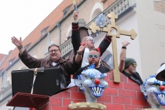 Faschingszug der Damischen Ritter durch die Fußgängerzone in München 2019