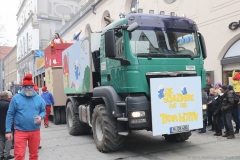 Faschingszug der Damischen Ritter durch die Fußgängerzone in München 2019