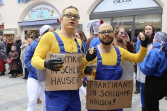 Faschingszug der Damischen Ritter durch die Fußgängerzone in München 2019