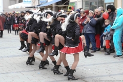 Faschingszug der Damischen Ritter durch die Fußgängerzone in München 2019