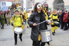 Faschingszug der Damischen Ritter durch die Fußgängerzone in München 2019