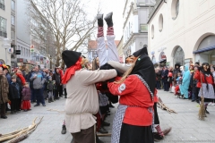 Faschingszug der Damischen Ritter durch die Fußgängerzone in München 2019