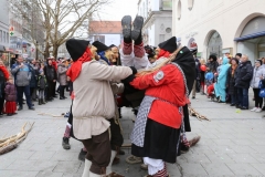 Faschingszug der Damischen Ritter durch die Fußgängerzone in München 2019