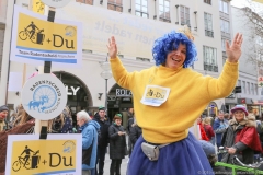 Faschingszug der Damischen Ritter durch die Fußgängerzone in München 2019