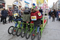 Faschingszug der Damischen Ritter durch die Fußgängerzone in München 2019