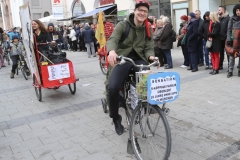 Faschingszug der Damischen Ritter durch die Fußgängerzone in München 2019