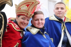 Faschingszug der Damischen Ritter durch die Fußgängerzone in München 2019