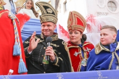 Faschingszug der Damischen Ritter durch die Fußgängerzone in München 2019