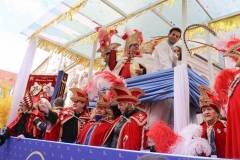 Faschingszug der Damischen Ritter durch die Fußgängerzone in München 2019