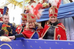 Faschingszug der Damischen Ritter durch die Fußgängerzone in München 2019