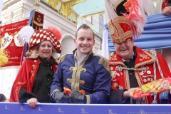 Faschingszug der Damischen Ritter durch die Fußgängerzone in München 2019