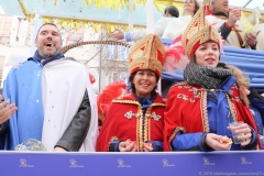 Faschingszug der Damischen Ritter durch die Fußgängerzone in München 2019