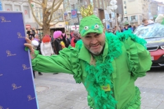 Faschingszug der Damischen Ritter durch die Fußgängerzone in München 2019