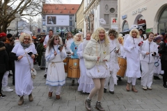 Faschingszug der Damischen Ritter durch die Fußgängerzone in München 2019