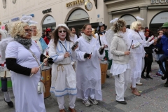 Faschingszug der Damischen Ritter durch die Fußgängerzone in München 2019