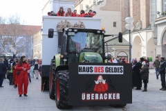 Faschingszug der Damischen Ritter durch die Fußgängerzone in München 2019