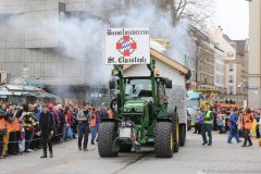 Faschingszug der Damischen Ritter durch die Fußgängerzone in München 2020