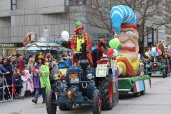 Faschingszug der Damischen Ritter durch die Fußgängerzone in München 2020