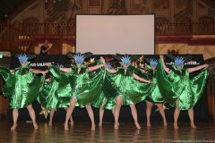 Showtanzgruppe Fun Unlimited aus Germering bei der After Zug Party vom Faschingszug der Damischen Ritter im Hofbräuhaus in München 2020