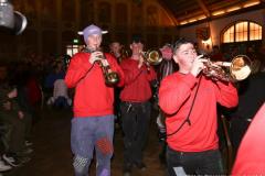 Lumpenkapelle Ringingen, After Zugparty  nach dem Faschingszug der Damischen Ritter im Hofbräuhaus in München 2023