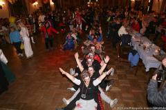 After Zugparty  nach dem Faschingszug der Damischen Ritter im Hofbräuhaus in München 2023