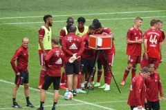 FC Bayern Teampräsentation in der Allianz Arena in München .2021