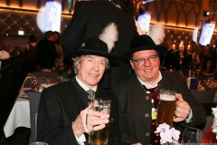 Leopold von Bayern und Helmut Schleich (re.), Filserball am Nockherberg in München 2019