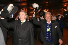 Leopold von Bayern und Günter Steinberg (re.), Filserball am Nockherberg in München 2019