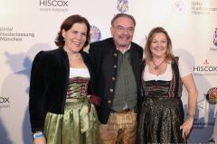 Verena Dietl, Hans Peter Rupp, Anja Berger (von li. nach re.), Filserball am Nockherberg in München 2023