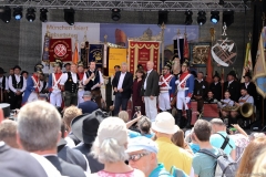 Handwerkerdorf beim Stadtgründungsfest am Odeonsplatz in München 2018