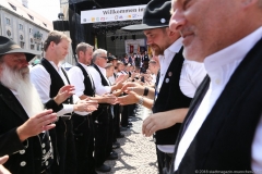 Handwerkerdorf beim Stadtgründungsfest am Odeonsplatz in München 2018